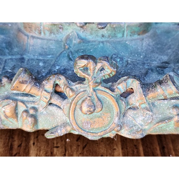 Antique/ Vintage Set of 3 Bronze Candle Holders - Picture 4 of 16